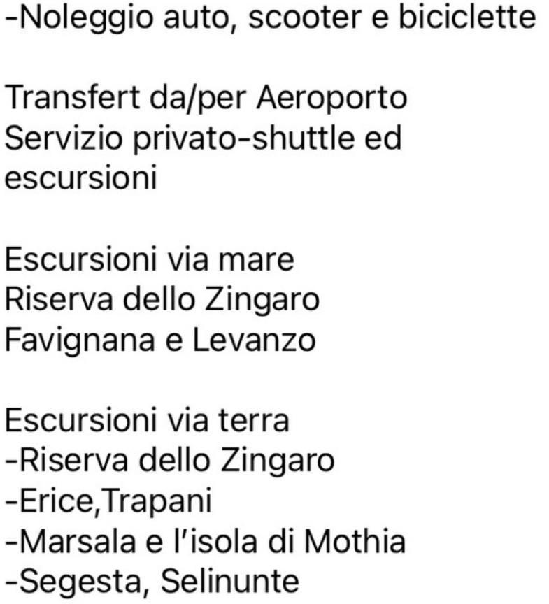 Appartamento Grande San Vito Lo Capo Exteriör bild